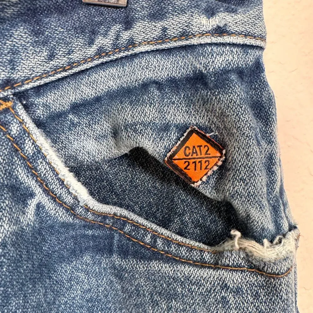 Wrangler Mens 13MWZ FR Cowboy Cut Original Fit Jean Size 38 X 34 Flame Resistant